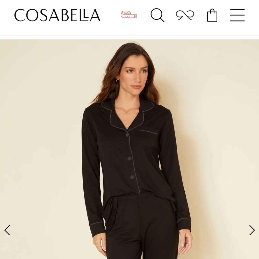 Cosabella Bella Long Sleeve Top & Pant Pajama Set